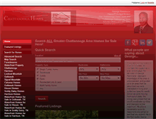 Tablet Screenshot of chattanoogahomes.net